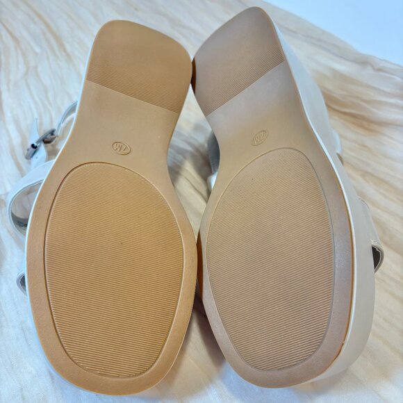 Steve Madden Women's Bone Pearlescence Platform Sandals Size 7 - Picture 8 of 10